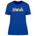 thumbnail image 1 of Colorful Floral Spring Season Tee Women's -Image by Shutterstock, 1 of 1