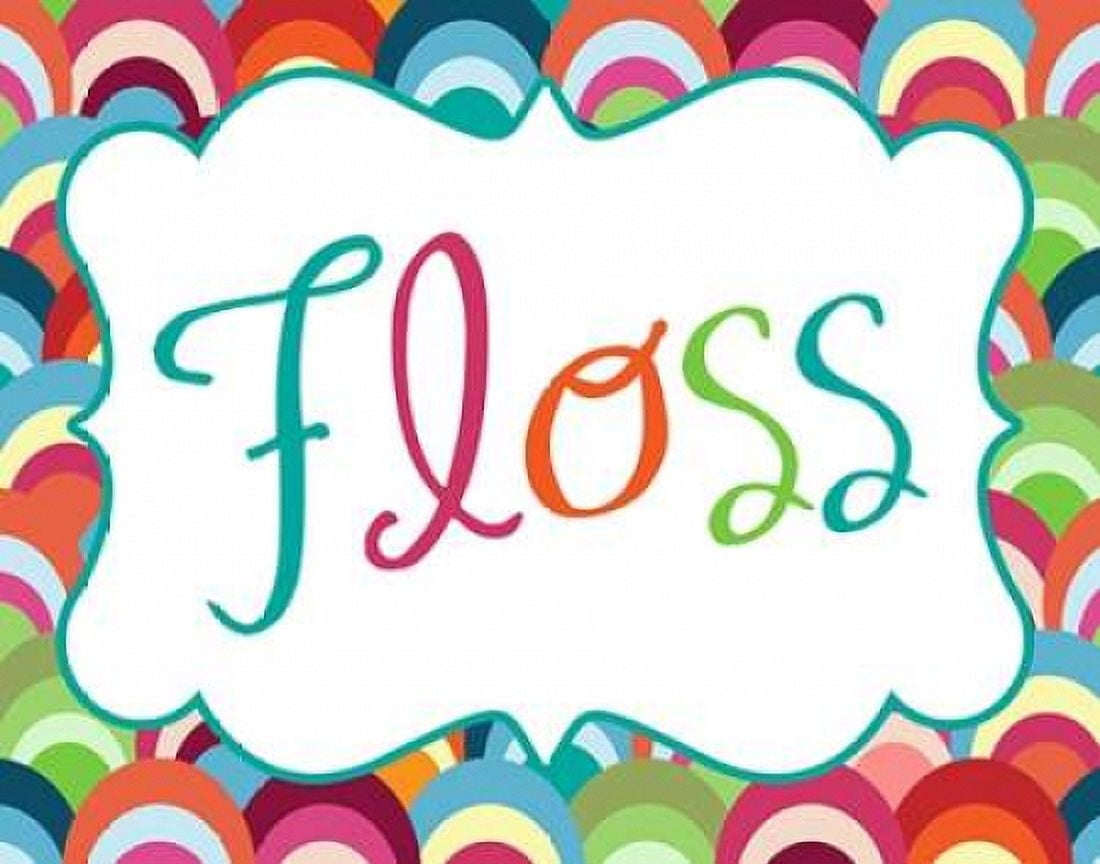 Colorful Floss Canvas Art - Tamara Robinson (22 x 28)