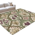 thumbnail image 1 of Colorful Flower 5x8ft Non Slip Area Rug William Morris Abstract Boho Plant Floral Green Herbs Washable&nbsp;Soft Area Rugs for Living Room, Indoor&nbsp;Circle Carpet for Bedroom Dining Room Kitchen, 1 of 9