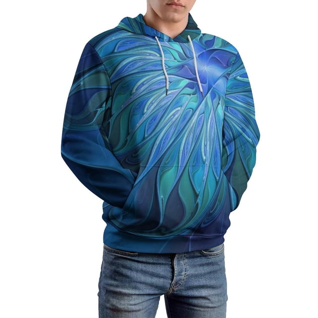 Loose Floral Unisex Hoodie main image 1