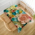 Colorful Flower Paper Background Pattern Tablecloth Home Restaurant