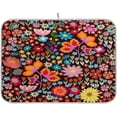 thumbnail image 1 of Colorful Flower Spring Dish Drying Mat 16x18 Absorbent Daisy Floral Dishes Pad Dish Drainer Mat Protector for Kitchen Fast Dry, 1 of 6