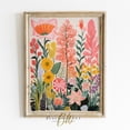 thumbnail image 1 of Colorful Flowers Art Poster, Wildflowers, Modern Abstract Flower Market Poster, Maximalist Decor, Dopamine Poster, Eclectic Poster, Size 16x24 UNFFRAMED F03.1.7l3275, 1 of 3
