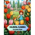 thumbnail image 1 of Colorful Flowers Coloring Book, (Paperback), 1 of 1