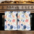 thumbnail image 1 of Colorful Flowers Kitchen Towels Set of 1, Watercolor Botanical Farmhouse Floral Absorbent Dish Towels for Kitchen, Microfiber Hand Towel, Quick Drying Tea Towel for Cleaning Decorative Dishcloths, 1 of 7