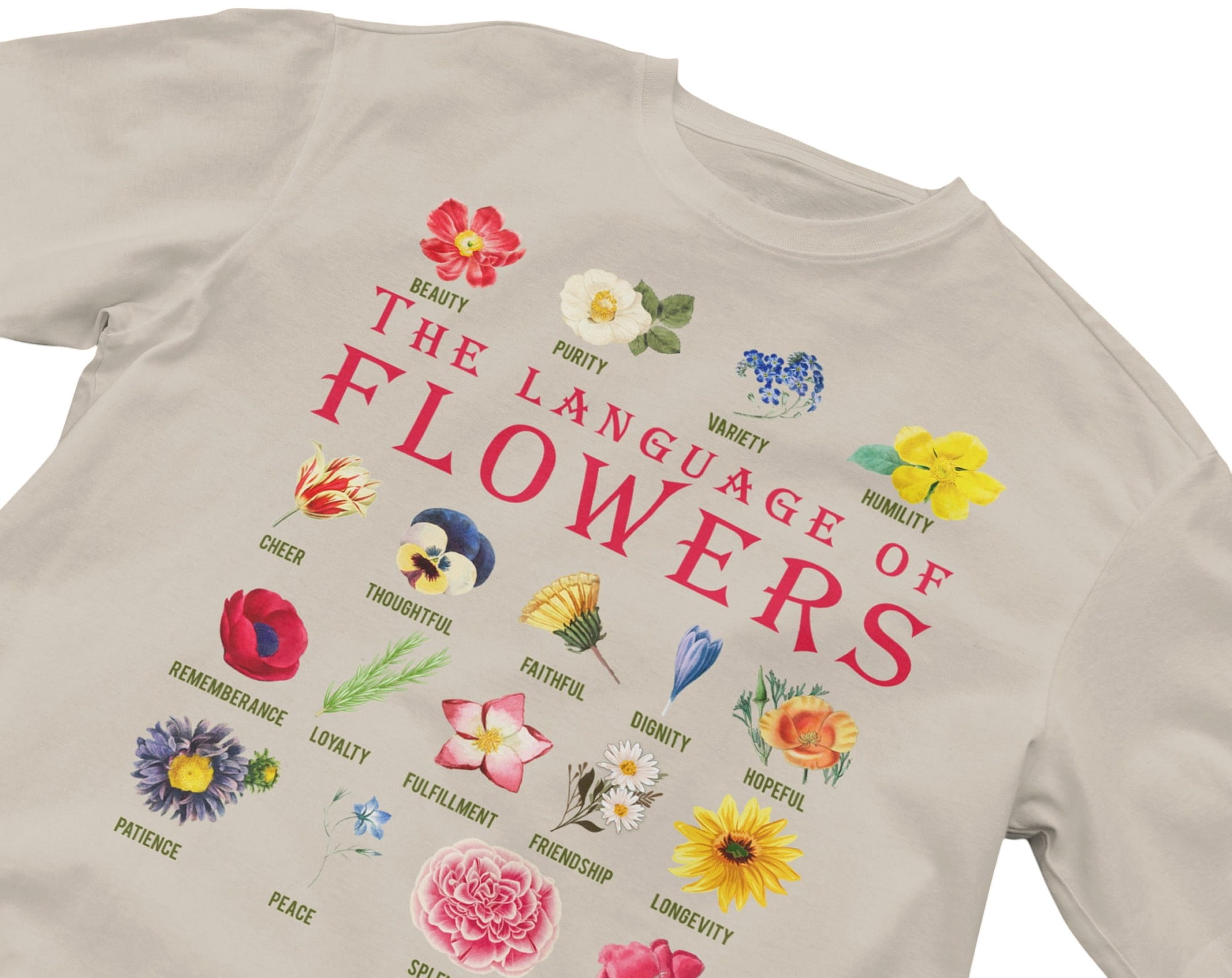 Colorful Flowers T Shirt Floral Graphic Design Meaningful Flower Colorful Flowers T Shirt Floral Graphic Design Meaningful Flower
