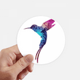 thumbnail image 1 of Colorful Fly Bird Protect Animal Pet Lover Sticker Round Wall Suitcase Laptop Label Bumper, 1 of 1
