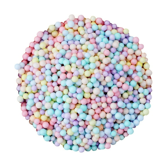 Colorful Foam Beads Pellets Multi Color Foam Balls Polystyrene Styrofoam Filler Bubble Ball Wedding Party Decoration
