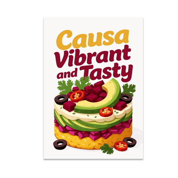Colorful Food Art - Food Trend Enthusiast - 13x19 Poster Print