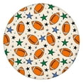 thumbnail image 1 of Colorful Footballs and Stars Pattern Round Fitted Tablecloth with Elastic Edge,Dining Table Cover Waterproof,Outdoor Round Tablecloth for Camping,Dining,Indoor and Outdoor, 1 of 7