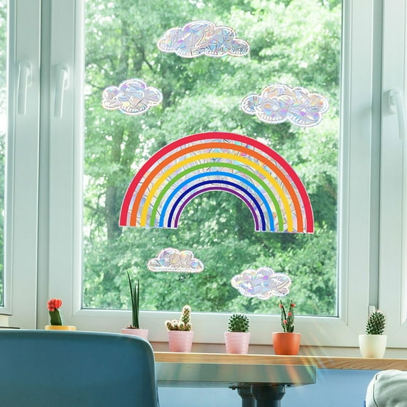 Colorful For Rainbow For Window Sticker Glass Decor Wall Home Mural