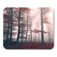 thumbnail image 1 of Colorful Forrest Beautiful Red Colored Foggy Dreamy Forest Landscape Mystic Light Misty Mousepad Mouse Pad Mouse Mat 9x10 inch, 1 of 3