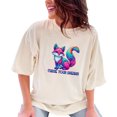 thumbnail image 1 of Colorful Fox T-Shirt, Chase Your Dreams Shirt, Inspirational Animal Tee, Motivational Graphic Top, Positive Vibes Apparel, Unisex Gift, Ivory Comfort Colors T-Shirt, 3XL, 1 of 1