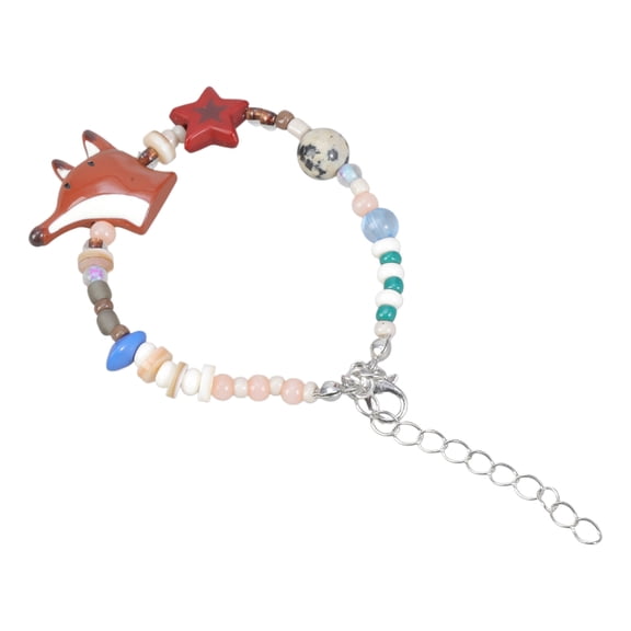 Colorful Foxes Bracelet Creative Bracelet Colorful Bead Bracelet for Youthful