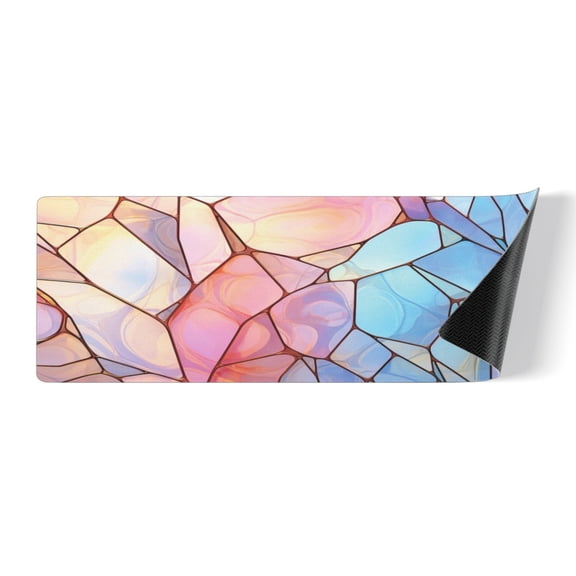 Colorful Franc Rubber Long Kitchen Mat
