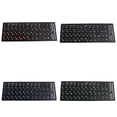 thumbnail image 1 of Colorful Frosted PVC Russian Keyboard Protection Stickers For Desktop Notebook, 1 of 12
