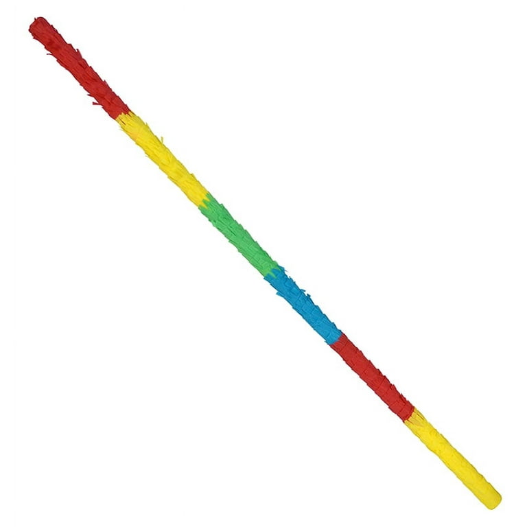 Colorful Full-Size Piñata Stick. Perfect for breaking piñatas. 