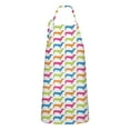 thumbnail image 1 of Colorful Funny Dachshund Apron-Garden Aprons for Women with Pockets-Cotton Linen Waterproof Kitchen Cooking Gardening Aprons Adjustable for Kitchen,Cooking,BBQ and Salon 33x27 Inch, 1 of 7