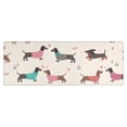 thumbnail image 1 of Colorful Funny Dachshund Kitchen Rug Mat,Kitchen Runner Rugs Non Skid Washable,Decorative Kitchen Floor Mats for Kitchen,Sink,Laundry,17"X47", 1 of 5