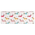 thumbnail image 1 of Colorful Funny Dachshund Kitchen Rug Mat,Kitchen Runner Rugs Non Skid Washable,Decorative Kitchen Floor Mats for Kitchen,Sink,Laundry,17"X47", 1 of 5