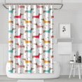 thumbnail image 1 of Colorful Funny Dachshund Shower Curtain 72"x72" ,Bathroom Decorative Shower Curtains Set with 12 Hooks,Modern Waterproof Washable Shower Curtain, 1 of 6