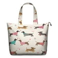 thumbnail image 1 of Colorful Funny Dachshund Travel Tote Bags for Women Carry On,Large Weekender Bags for Women Travel,Multi Functional Duffle Bag for Work,Shopping,Sports, 1 of 5