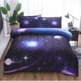 thumbnail image 1 of Colorful Galaxy Bedding Size Comforter Sets 5-Piece Space Bedding Bedding Sets for Boys Girls Kids Bedroom Set with Comforter, Flat Sheet, Fitted Sheet and 2 Pillowcases, 1 of 6