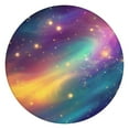 thumbnail image 1 of Colorful Galaxy Pattern Round Fitted Tablecloth with Elastic Edge,Dining Table Cover Waterproof,Outdoor Round Tablecloth for Camping,Dining,Indoor and Outdoor, 1 of 7