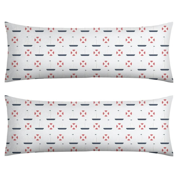 Colorful Galaxy Rocket Body Pillow Cover 20x54 - Fun Space Theme Long Pillow Case with Invisible Zipper, Soft Cozy Pillow Slipcover for Kids & Adults, Breathable Fabric