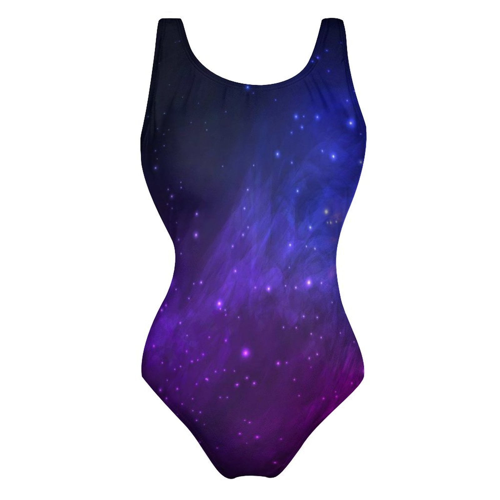 Purple Nebula Galaxy Space One Piece Swimsuite