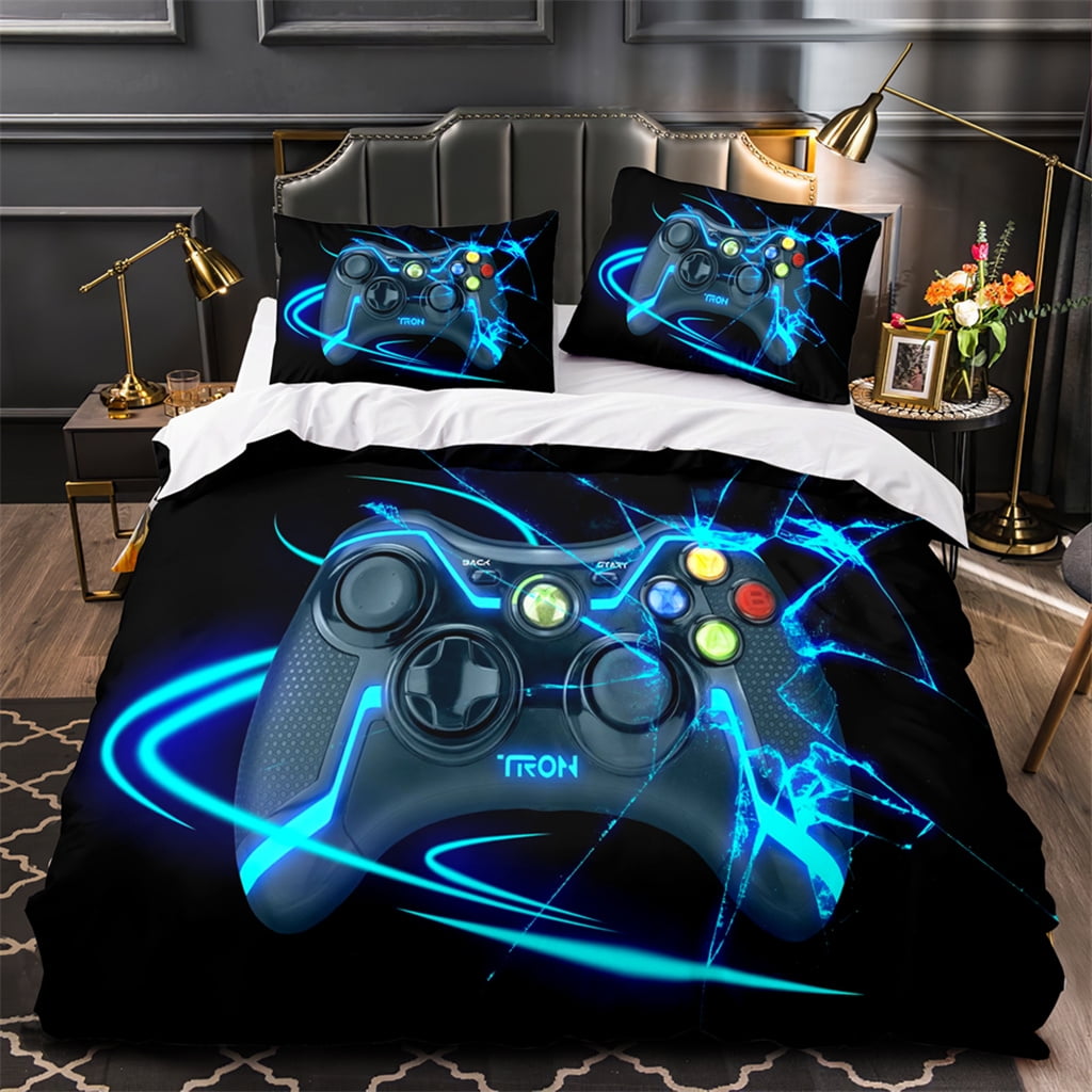3D Game Controller Print Bedding Comforter Set Twin Full Queen
