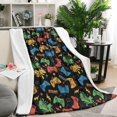 thumbnail image 1 of Colorful Games Controller Black Pattern Blanket,Comfortable Soft Flannel Throw Blanket,All Season,Warm Lightweight Blankets for Sofa Bed Couch Living Room Chair,50"x60", 1 of 4