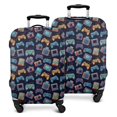 thumbnail image 1 of Colorful Games Device Dark Pattern Luggage Cover Fashion Suitcase Cover Baggage Covers Fit 25-28 Inch Luggage (Go Travel), 1 of 5