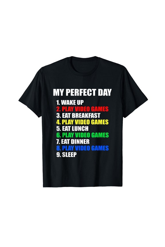 Colorful Gaming Activities T-Shirt - The Perfect Gift Idea for Gamers