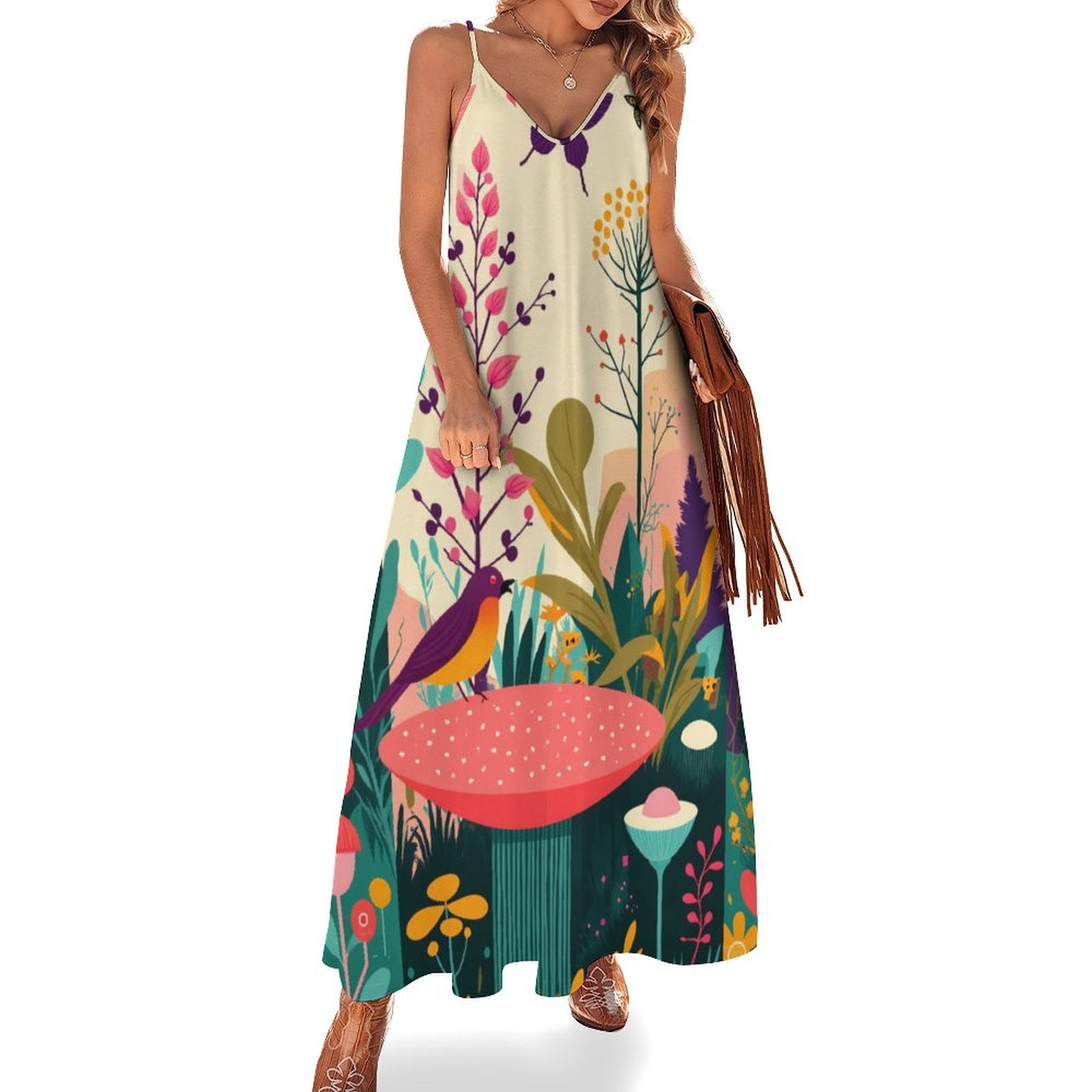 Foliage Party Dress main image 1
