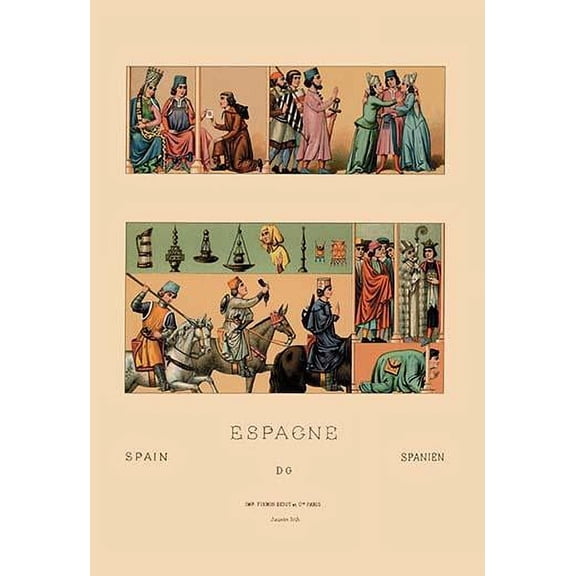 Colorful Garments of Spain-Fine Art Canvas Print (20" x 30")