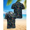 thumbnail image 1 of Colorful Gecko Hawaiian Shirt for Men, Tropical Style, Button Down Summer Beach Short Sleeve, Sizes S-5XL, 1 of 4
