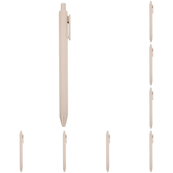 Colorful Gel Ink Pens, Ballpoint Pens Retractable, Quick-Dry Fidget Pens – for Smooth Writing, Journaling & Drawing, Aesthetic Colored Pens for Women, Office Supplies(Beige)