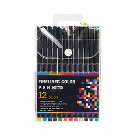 Colorful Gel Pen 0.4MM Needle Tip for Scrapbooking Note Taking Assorted Color Journaling Pen Multicolored Drawing Pen