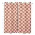 thumbnail image 1 of Colorful Geometric Checkered 2pcs Blackout Curtains For Living Room Bedroom Grommet Top Window Set for Left And Right Biparting Open, 1 of 6