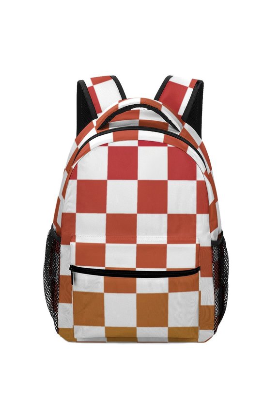 Colorful Geometric Checkered Backpack for Man Women 17inch Sport Bag Cool High Traveling Bag Packs Laptop Bags
