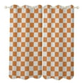 thumbnail image 1 of Colorful Geometric Checkered Luxury Window Curtains Blinds for Living Room Bedroom Bathroom Kicthen Door Home Decor 2 Panels, 1 of 6