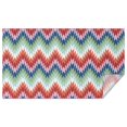 thumbnail image 1 of Colorful Geometric Chevron Pattern Rectangle Tablecloth 60"x102",Waterproof Polyester Rectangle Table Cloth, Wipeable Spillproof Polyester Tablecloth for Dining, Camping, Indoor and Outdoor, 1 of 6