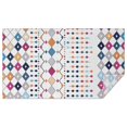 thumbnail image 1 of Colorful Geometric Diamond Pattern Rectangle Tablecloth 60"x102",Waterproof Polyester Rectangle Table Cloth, Wipeable Spillproof Polyester Tablecloth for Dining, Camping, Indoor and Outdoor, 1 of 6