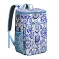 thumbnail image 1 of Colorful Geometric Insulated Cooler Backpack - Leakproof 20L Soft Cooler Bag with Padded Straps, Ideal for Hiking, Picnics & Travel, 1 of 2