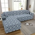 Colorful Geometric Sofa Cover with Elastic Mandala Lattice Home Decor