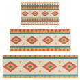 thumbnail image 1 of Colorful Geometric Striped Pattern Kitchen Rugs Sets Of 3,Kitchen Runner Rugs Non Skid Washable,Decorative Kitchen Floor Mats for Kitchen,Sink,Laundry,17"x30"+ 17"x47" + 17"x59", 1 of 6