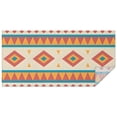 thumbnail image 1 of Colorful Geometric Striped Pattern Rectangle Tablecloth 60"x120",Waterproof Polyester Rectangle Table Cloth, Wipeable Spillproof Polyester Tablecloth for Dining, Camping, Indoor and Outdoor, 1 of 6