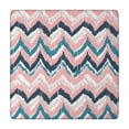 thumbnail image 1 of Colorful Geometric Striped Pattern Square Fitted Tablecloth with Elastic Edge,Square Table Cover,Washable Elastic Table Cover for Home Kitchen Party Decor 34"x34", 1 of 6