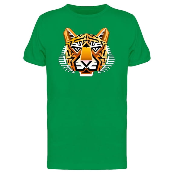Colorful Geometric Tiger Tee Men's -Image by Shutterstock